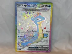 Pokemon TCG Lapras EX Holo Card Stellar Crown Series 158/142 Sv07 - Image 4
