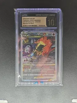CGC PRISTINE 10 Charizard 212/172 VSTAR Universe SAR Japanese Pokemon Card - Image 3