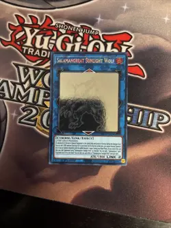 (MC) Yu-Gi-Oh! Salamangreat Sunlight Wolf Ghost Rare Card LD10-EN000 VLP - Image 1