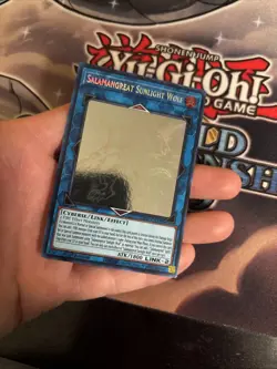 (MC) Yu-Gi-Oh! Salamangreat Sunlight Wolf Ghost Rare Card LD10-EN000 VLP - Image 4