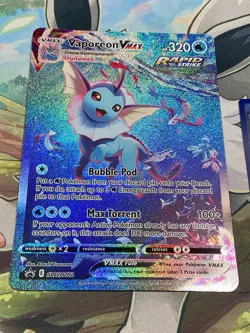 Vaporeon VMAX SWSH182 Sword & Shield Promo JUMBO Card NM 2021 English - Image 2