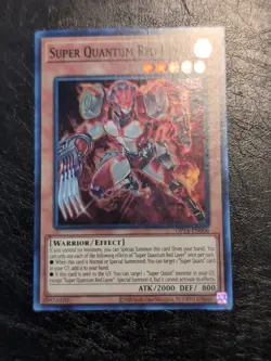 Yu-Gi-Oh! SUPER RARE HOLO CARD SUPER QUANTUM RED LAYER OP14-EN006 NM/VLP - Image 1