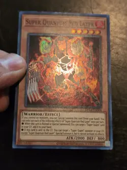 Yu-Gi-Oh! SUPER RARE HOLO CARD SUPER QUANTUM RED LAYER OP14-EN006 NM/VLP - Image 2