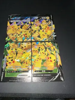 Pikachu V-UNION RRR 025-028/028 S8a 25th Anniversary - Pokemon Card Japanese - Image 1