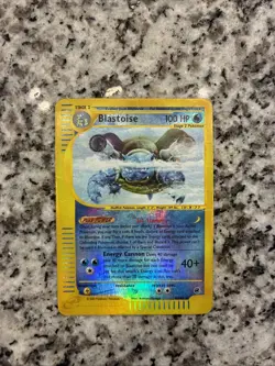 Blastoise 4/165 Expedition - Reverse Holo Rare - Pokemon Holo E-reader Card HP - Image 1