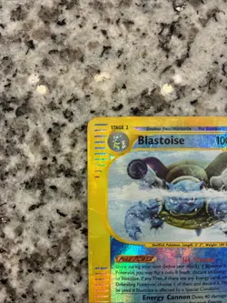 Blastoise 4/165 Expedition - Reverse Holo Rare - Pokemon Holo E-reader Card HP - Image 2