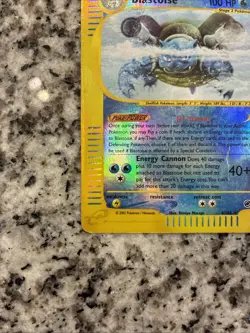 Blastoise 4/165 Expedition - Reverse Holo Rare - Pokemon Holo E-reader Card HP - Image 5