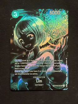 One Piece Card Lim SP Alternative Art OP09-037 SR Legacy of the Master English - Image 1