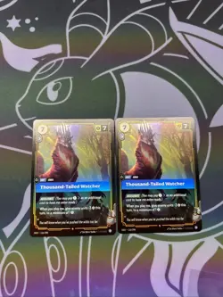 Thousand-Tailed Watcher Playset OGN 116/298 Rare Holo Riftbound Card x2 - Image 1