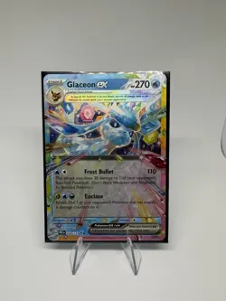 Pokemon TCG S&V Prismatic Evolutions Glaceon EX Card 026/131 Double Rare - Image 1