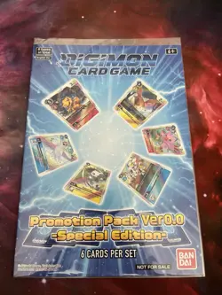 Promotional Pack Ver0.0 - Special Edition - Digimon TCG - 6 Card Set - Sealed - Image 1