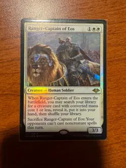 Ranger-Captain of Eos - Foil Near Mint MTG Modern Horizons Magic: the Gathering - Image 1