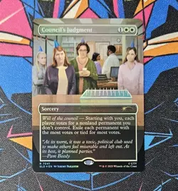 Council's Judgement NM Rainbow Foil MTG Secret Lair Dwight Office Unplayed Magic - Image 1