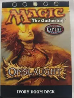MTG ONSLAUGHT IVORY DOOM THEME DECK MINT FACTORY SEALED FREE SHIPPING - Image 1