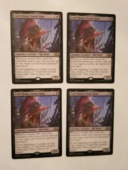 4x Lord Skitter, Sewer King - Wilds of Eldraine - Near Mint - MTG - Image 1