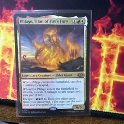 MTG Phlage, Titan of Fire's Fury - Foil - Modern Horizons 3 LP - Image 1