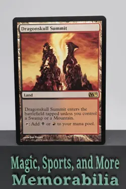 MTG Dragonskull Summit - Core Set 2011 Regular Rare Magic The Gathering LP - Image 1