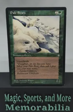 MTG Pale Bears Ice Age Regular Rare Magic The Gathering LP - Image 1