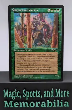 MTG Gargantuan Gorilla Alliances 1996 Regular Rare Magic The Gathering LP - Image 1