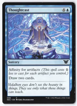 Thoughtcast C Commander: Kamigawa: Neon Dynasty 99 NM - Image 1