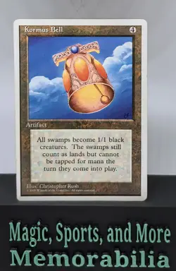 MTG Kormus Bell Fourth Edition Regular Rare Magic The Gathering LP - Image 1
