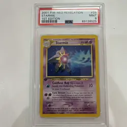 2001 Pokemon Neo Revelation 1st Edition Starmie - Non Holo #25 PSA 9 Mint 164 - Image 1