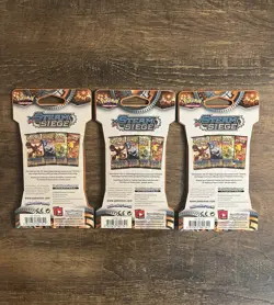 Pokemon XY Steam Siege Blister/Booster Packs - 3 Packs With Different Art - Image 5