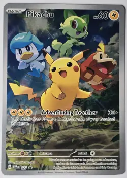 Pokemon Pikachu SVP 027 - Paldea Evolved - Image 1