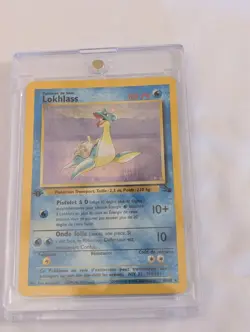 Lapras (Lokhlass) 10/62 1st Edition Holo Rare French Pokemon Fossil Set WOTC - Image 1