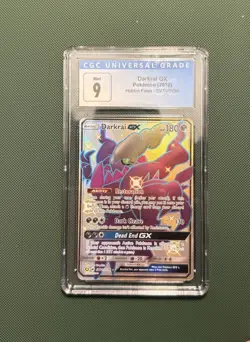 Pokemon TCG Darkrai GX Hidden Fates SV70/SV94 Holo Full Art Ultra Rare CGC 9 - Image 1