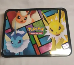 Pokemon TCG Eevee Evolutions Collector Chest Tin Lunch Box 2021 - Flareon NICE - Image 2