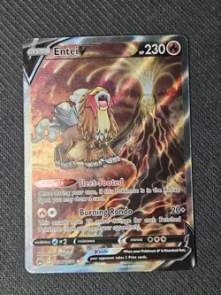 Entei V GG36/GG70 Pokemon TCG Crown Zenith Galarian Galaxy NM - Image 1