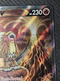 Entei V GG36/GG70 Pokemon TCG Crown Zenith Galarian Galaxy NM - Image 3