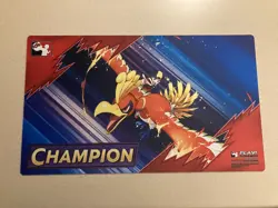 Pokemon Ethan's Ho-Oh League Cup Champion Playmat - Image 1