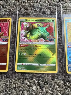 Pokemon Go Radiant Charizard 011/078, Blastoise 018/078, and Venusaur 004/078 - Image 5