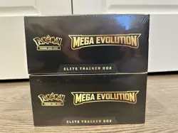 Pokemon TCG Set of 2 Mega Evolution Elite Trainer Box ETB Sealed READ DESCRIP #2 - Image 5