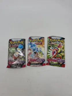 Pokemon Scarlet and Violet Base Set Booster Pack Factory Sealed ONE Pack - Image 1