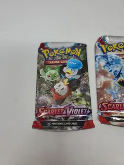 Pokemon Scarlet and Violet Base Set Booster Pack Factory Sealed ONE Pack - Image 2