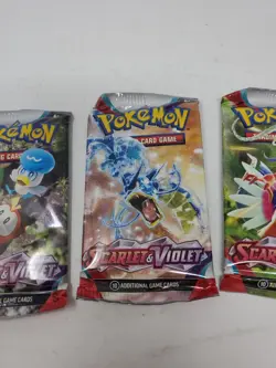 Pokemon Scarlet and Violet Base Set Booster Pack Factory Sealed ONE Pack - Image 3