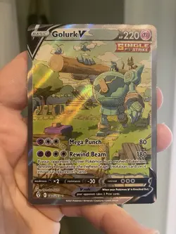 Golurk V - 182/203 - Pokemon TCG Evolving Skies Alternate Art Ultra Rare NM - Image 1