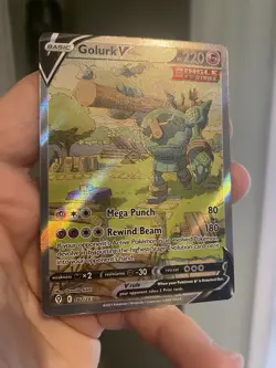 Golurk V - 182/203 - Pokemon TCG Evolving Skies Alternate Art Ultra Rare NM - Image 3