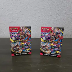 Pokemon TCG Mega Evolution Booster Bundle Lot of 2 NEW SEALED IN HAND - Image 1