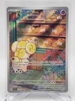 Pokemon TCG Fidough Scarlet & Violet Base Set 213/198 Illustration Rare NM/M - Image 2
