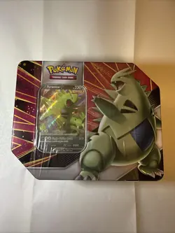 2021 | Pokemon TCG | Tyranitar V SWSH109| Sword & Shield Tin | New and Sealed 820650809552 - Image 1