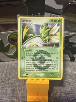 2004 Pokemon ex Fire Red & Leaf Green 29/112 Scyther Reverse Holo Lp - Image 1