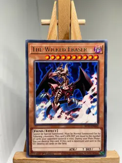 The Wicked Eraser - Rare 1st Edition KICO-EN062 - NM - YuGiOh - Image 1