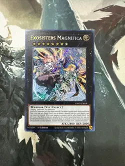 Yugioh Exosister Magnifica Secret Rare RA02 - Image 1