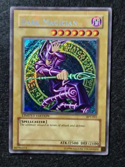 Yugioh - Dark Magician BPT-001 - 2002 Collectors Tin Limited Edition - MP - Image 1