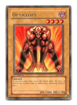Opticlops - LOD-009 1st Edition Rare - YuGiOh-LP - Image 1