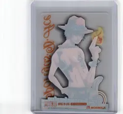 One Piece Morinaga Wafer Choco Clear Card Ace - Image 2